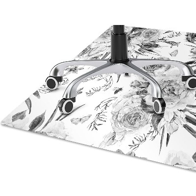 Alfombra para silla de escritorio Ramo de flores