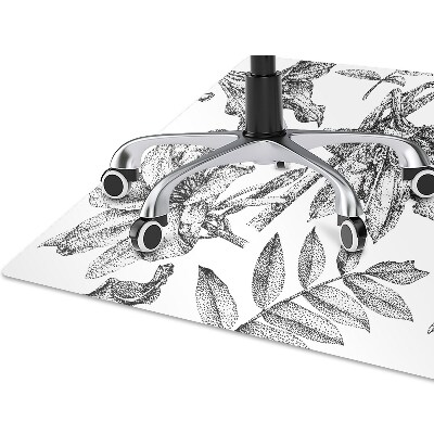Alfombra para silla de escritorio Lirios