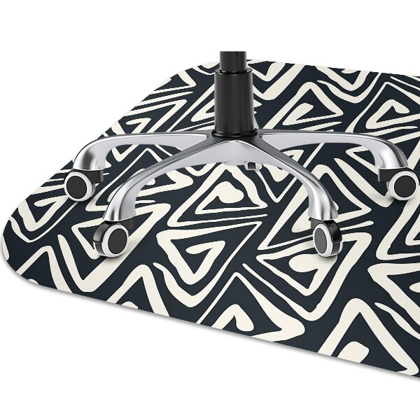 Alfombra silla ordenador Patrón geométrico