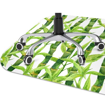 Alfombra silla ordenador Bambú