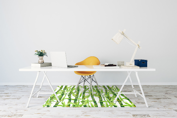 Alfombra silla ordenador Bambú