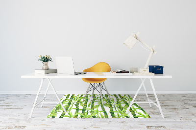 Alfombra silla ordenador Bambú