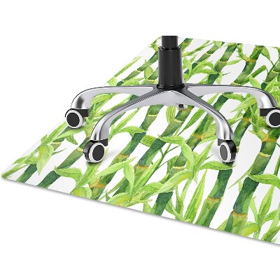 Alfombra silla ordenador Bambú