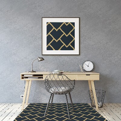 Alfombra silla ordenador Patrón escandinavo