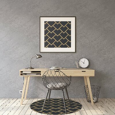 Alfombra silla ordenador Patrón escandinavo