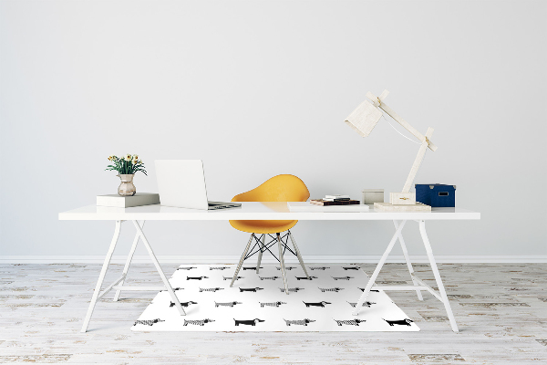 Alfombra para silla de escritorio Salpicadura