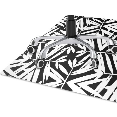Alfombra para silla de escritorio Patrón en blanco y negro