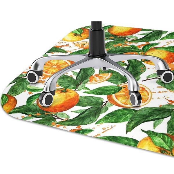 Alfombra silla escritorio Naranjas