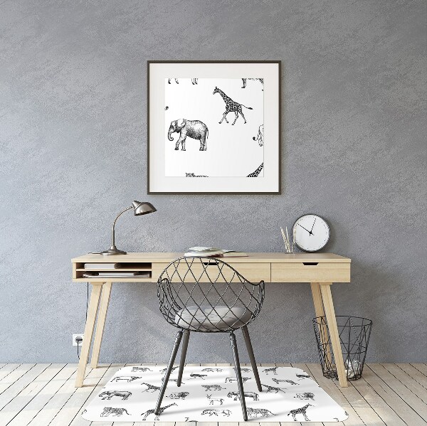 Alfombra para silla de escritorio Safari