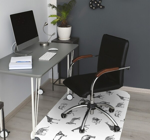 Alfombra para silla de escritorio Safari
