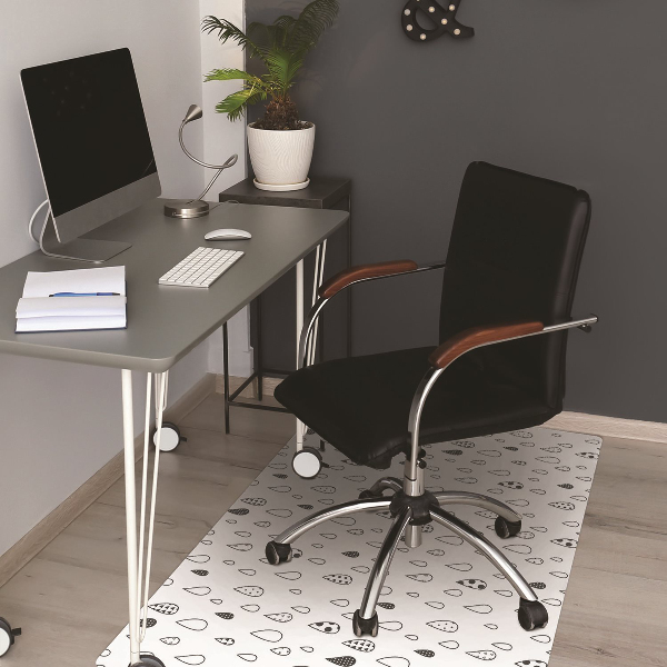 Alfombra para silla de escritorio Resúmenes gotas