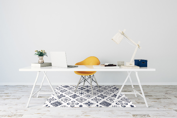 Alfombra silla ordenador Patrón marroquí