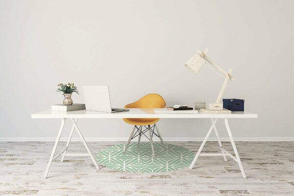 Alfombra para silla de escritorio Formas geométricas