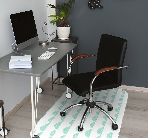 Alfombra silla ordenador Colinas verdes