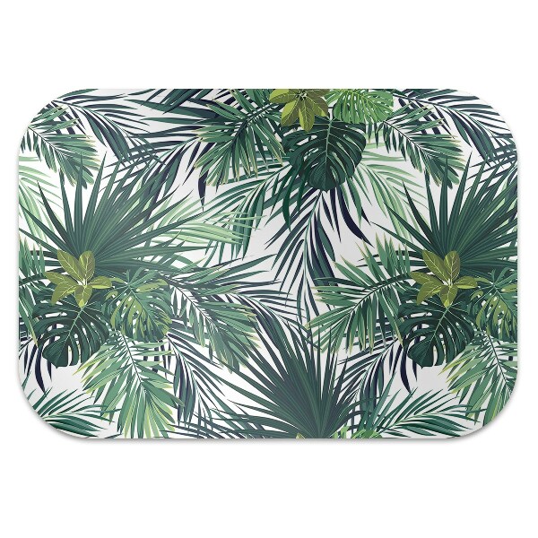 Alfombra silla ordenador Hojas tropicales