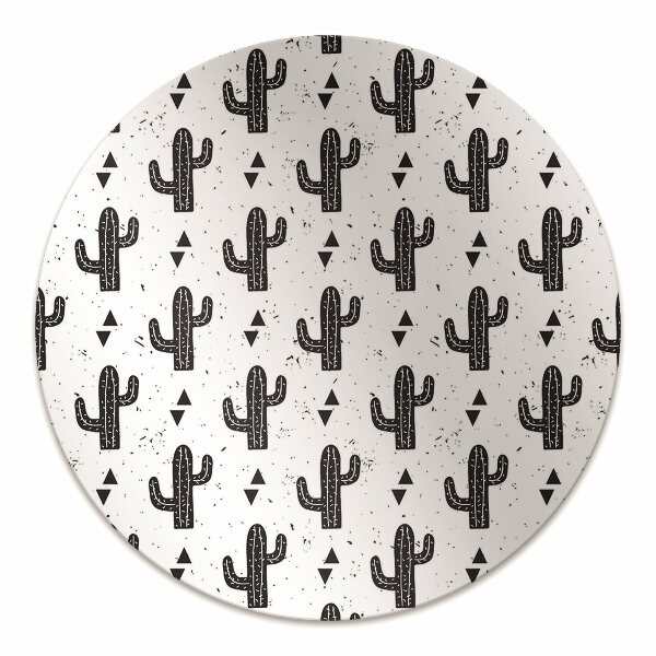 Alfombra para silla de escritorio Cactus negros