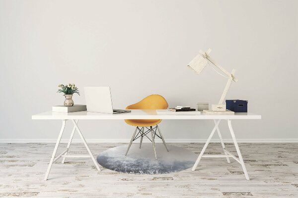 Alfombrilla para silla de escritorio Árboles de invierno