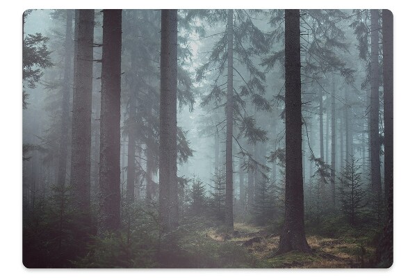 Alfombra silla ordenador Bosque nebuloso