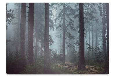 Alfombra silla ordenador Bosque nebuloso