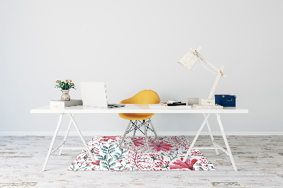 Alfombra para silla de escritorio Patrón floral