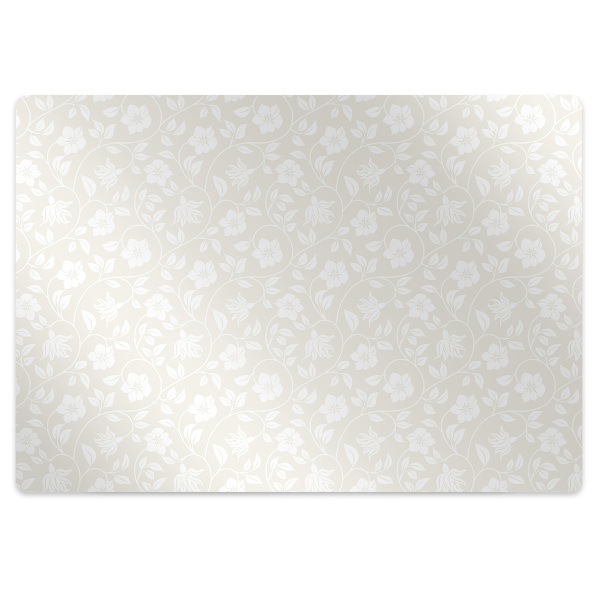 Alfombra silla ordenador Papel tapiz floral