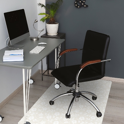 Alfombra silla ordenador Papel tapiz floral