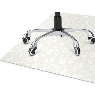 Alfombra silla ordenador Papel tapiz floral