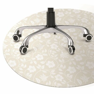 Alfombra silla ordenador Papel tapiz floral