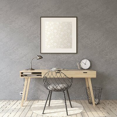 Alfombra silla ordenador Papel tapiz floral