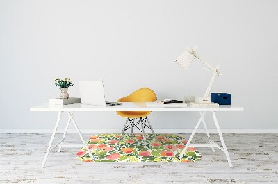 Alfombra para silla de escritorio Duraznos