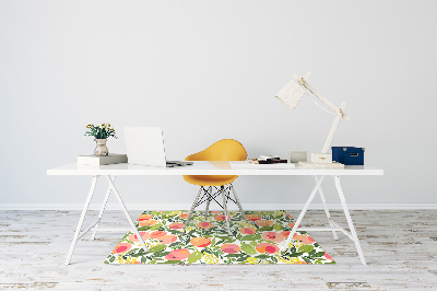 Alfombra para silla de escritorio Duraznos