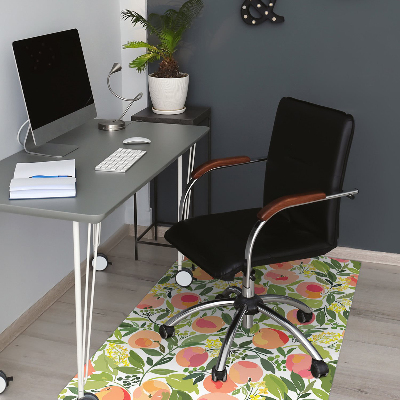 Alfombra para silla de escritorio Duraznos