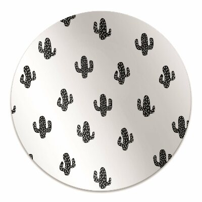 Alfombra silla ordenador Patrón de cactus
