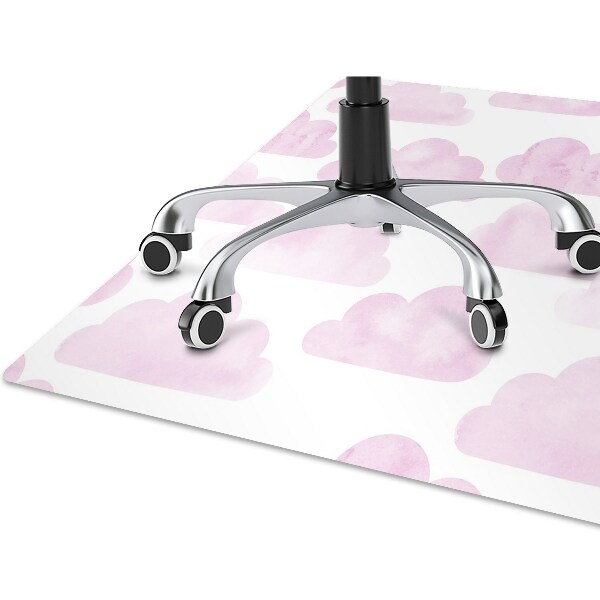 Alfombra silla escritorio Nubes rosas