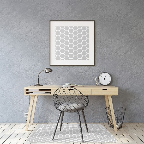 Alfombra silla ordenador Panal