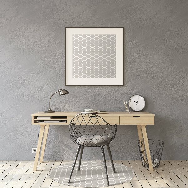 Alfombra silla ordenador Panal