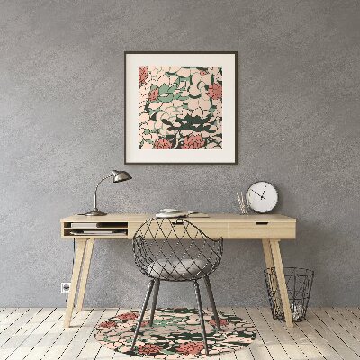 Alfombra silla ordenador Jardincito rocoso