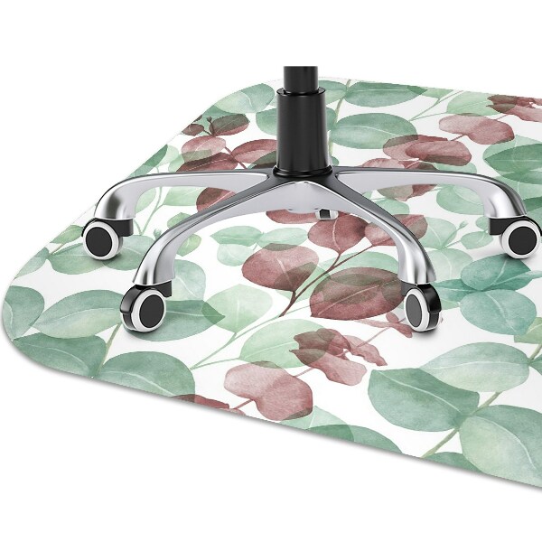 Alfombra silla ordenador Patrón floral