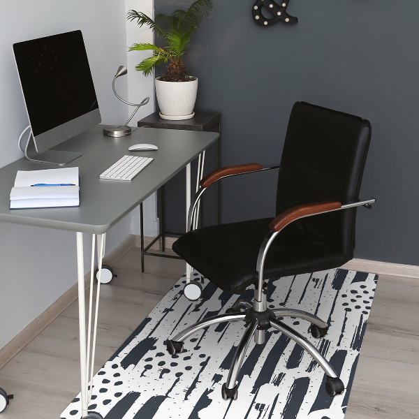 Alfombra protectora suelo para silla Pintura abstracta