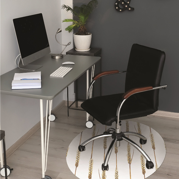Alfombra silla ordenador Grano dorado