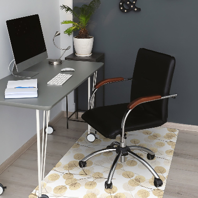 Alfombra silla escritorio Ramas con hojas