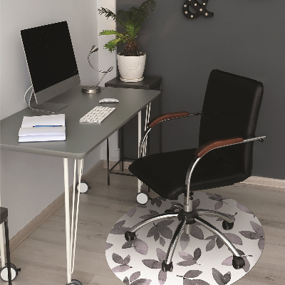 Alfombra para silla de escritorio Hojas de los arboles