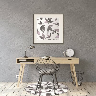 Alfombra para silla de escritorio Hojas de los arboles