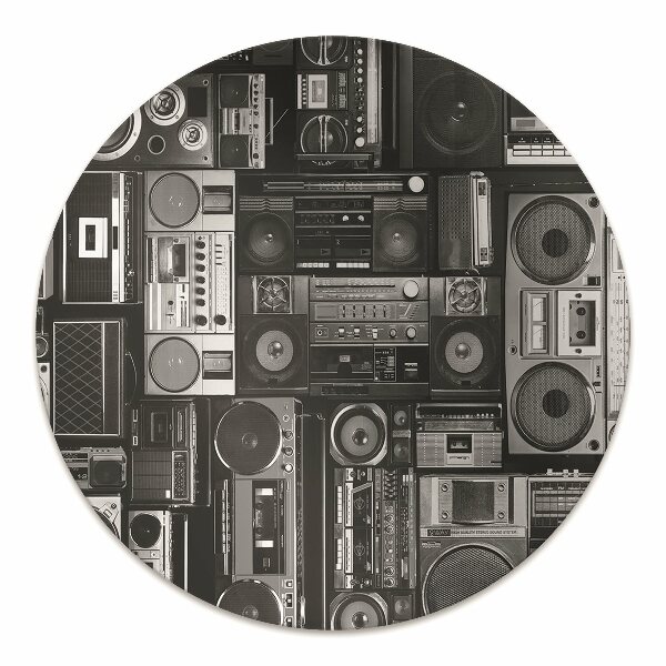 Alfombra silla ordenador Boombox de la vieja escuela