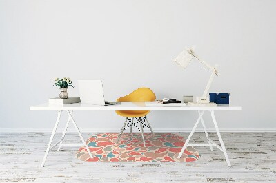 Alfombra para silla de escritorio Lágrimas coloridas