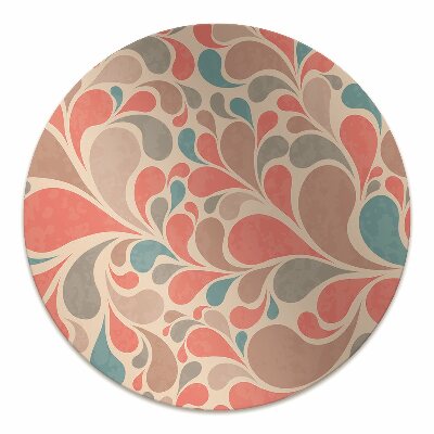 Alfombra para silla de escritorio Lágrimas coloridas