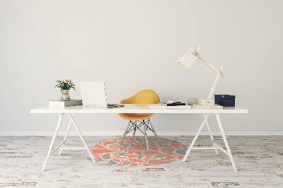 Alfombra para silla de escritorio Lágrimas coloridas