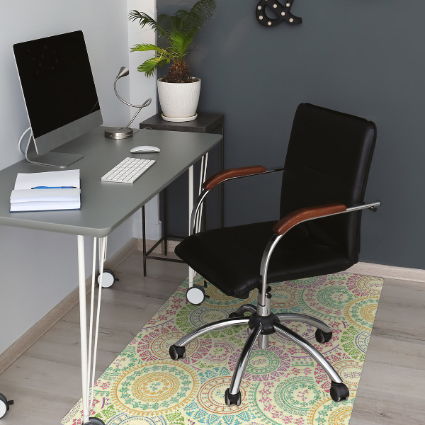 Alfombra para silla de escritorio Patrón marroquí