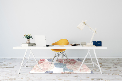 Alfombra para silla de escritorio Hortensia