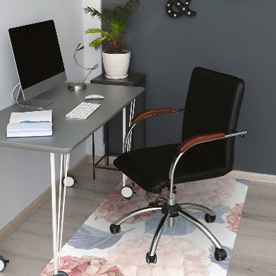 Alfombra para silla de escritorio Hortensia